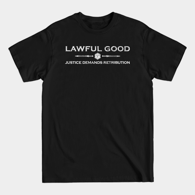 Disover D20 Roleplaying Alignment - Lawful Good - Lawful Good - T-Shirt