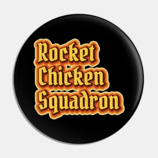 Rocket Chicken Squadron TRENDING-1 Pin