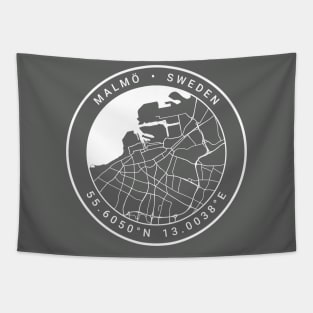 Malmo Map Tapestry