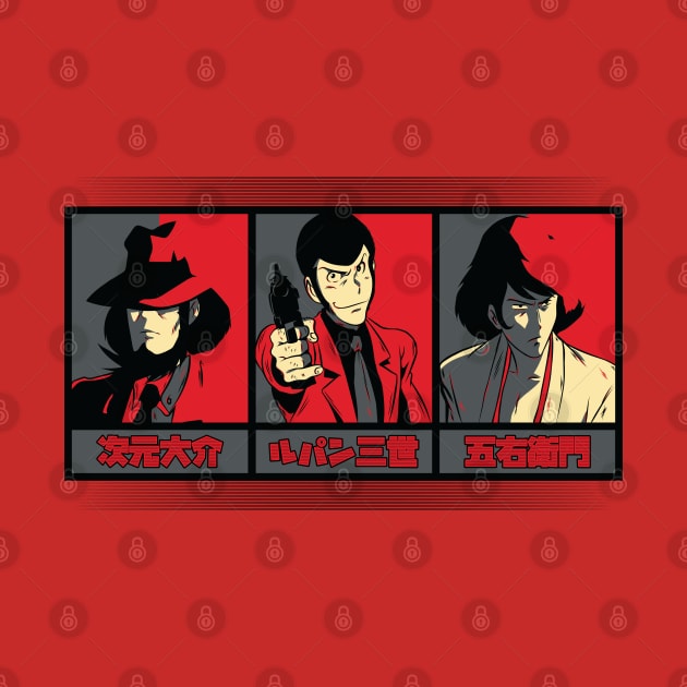 Jigen - Lupin 3rd - Goemon by berserk