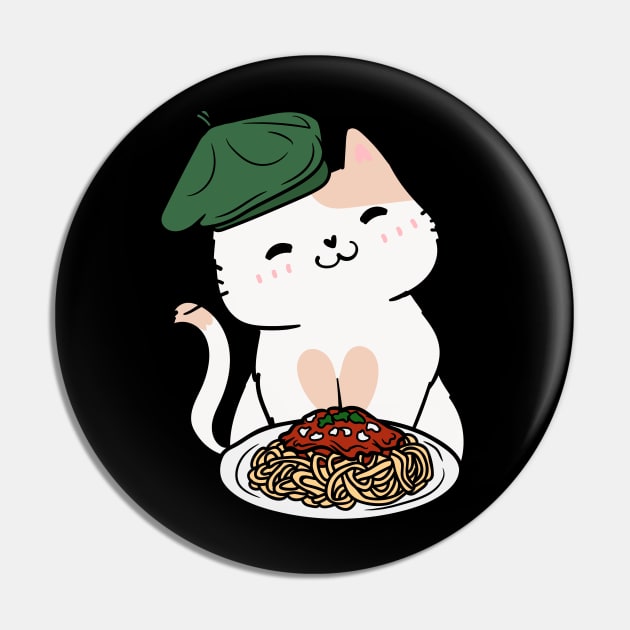 Cat eating Spaghetti - Persian Pin by Pet Station