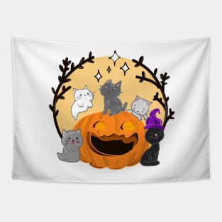 Halloween cats Tapestry