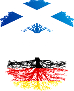 Scottish Grown With German Roots - Gift for German With Roots From Germany Magnet