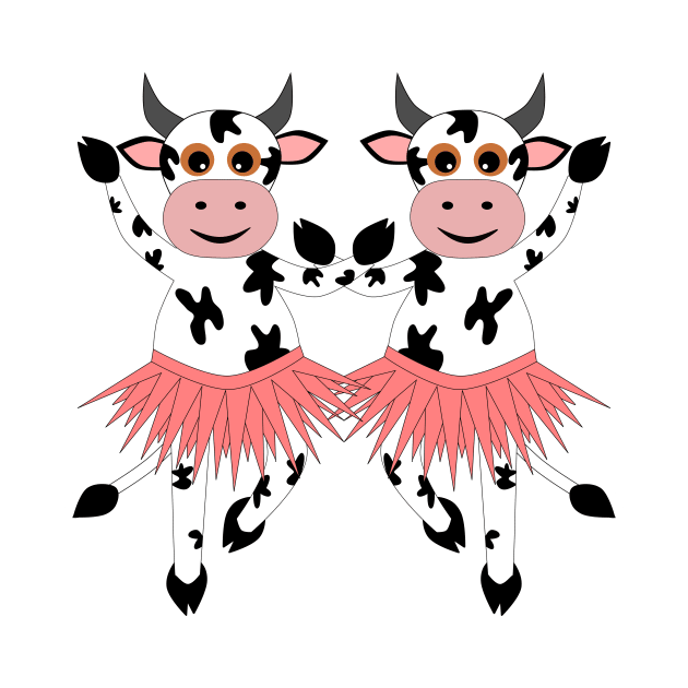 Cute and funny cows by MarionsArt