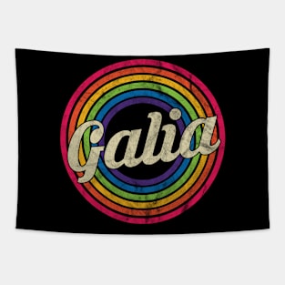 Galia - Retro Rainbow Faded-Style Tapestry