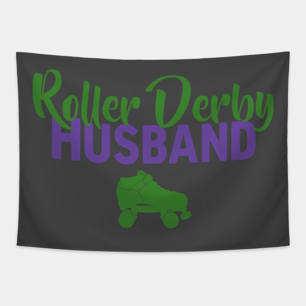 Roller Derby Husband Tapestry by RiaoraCreations