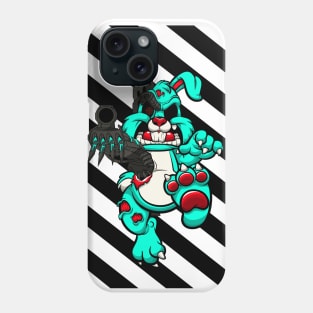 Halloween rabbit cyborg monster gamer style Phone Case