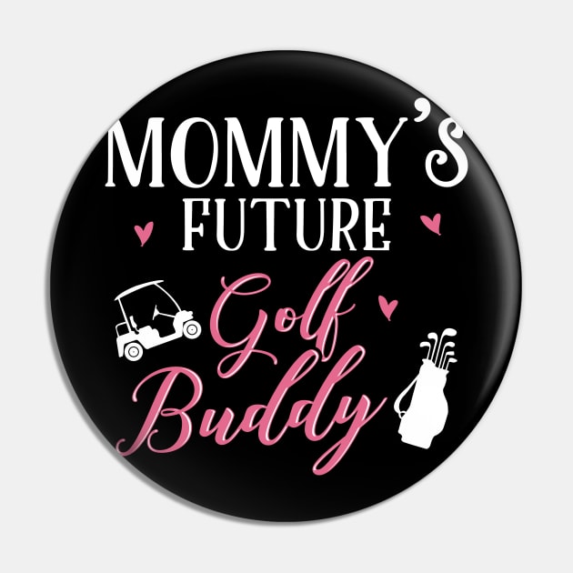 Golf Mom and Baby Matching T-shirts Gift Pin by KsuAnn