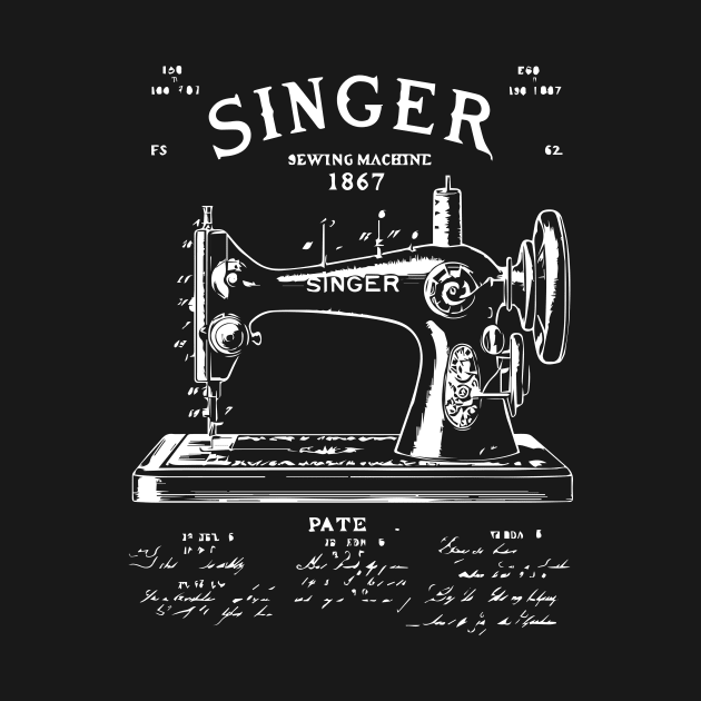 sewing machine design by lkn
