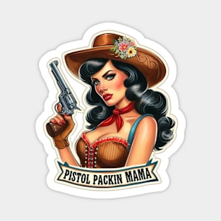 Six-Shooter Sass Magnet