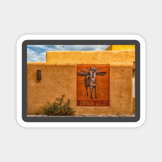 Downtown Santa Fe New Mexico Magnet by Gestalt Imagery
