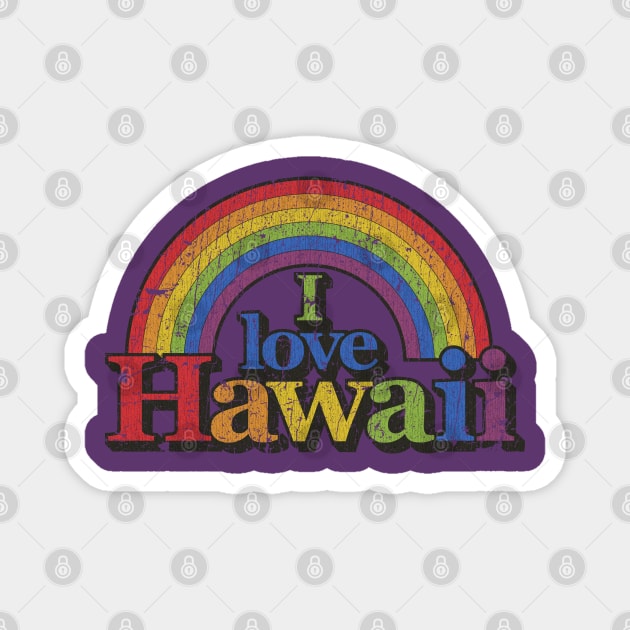 I Love Hawaii 1982 Magnet by JCD666