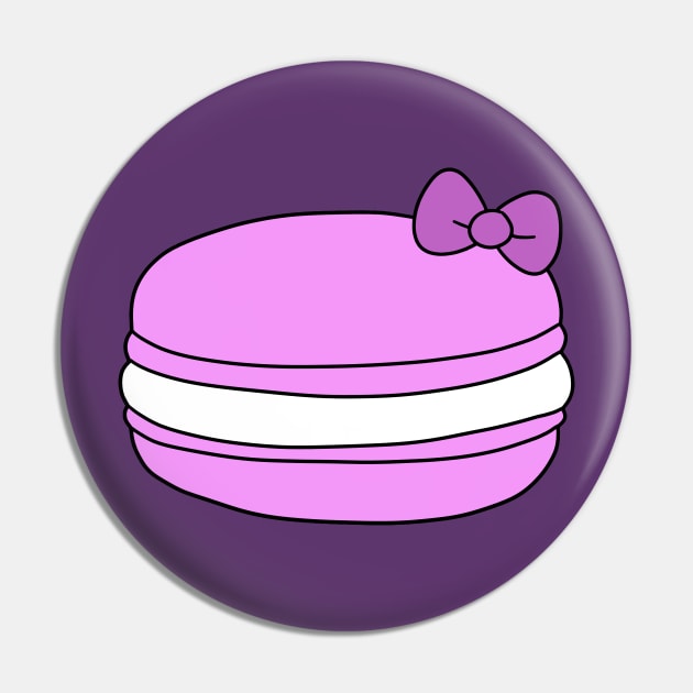 Purple Macaroon Pin by saradaboru