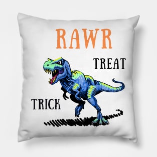 Trick rawr treat Pillow