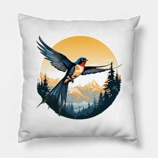 Swallow Bird Pillow