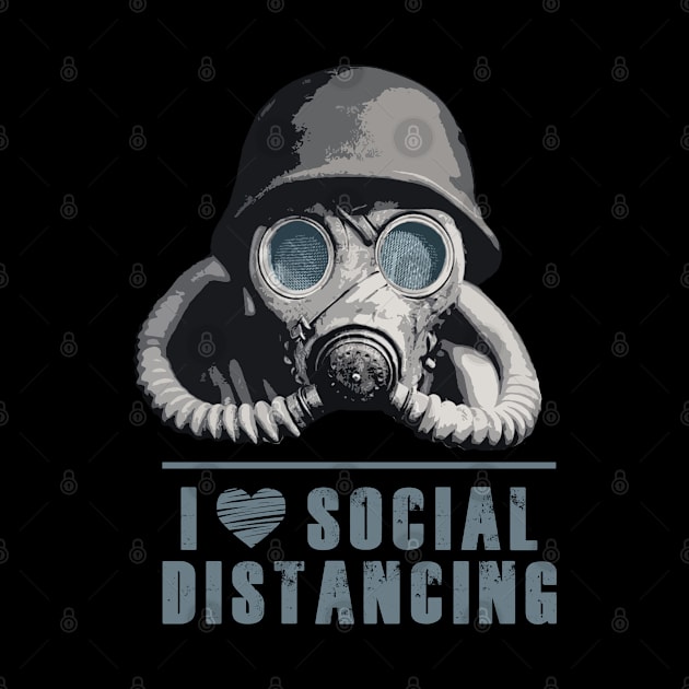 I Love social distancing by Jose Luiz Filho