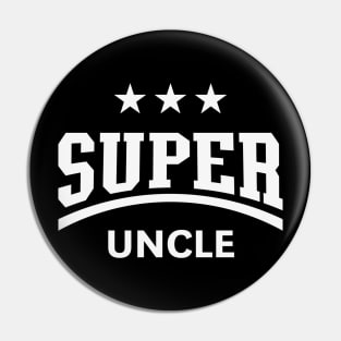 Super Uncle (White) Pin