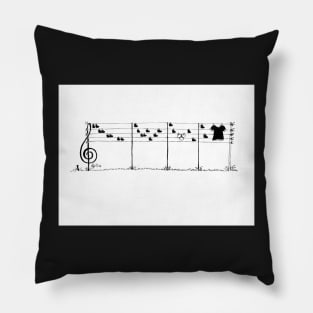 Musician's Washing Line 2 Pillow