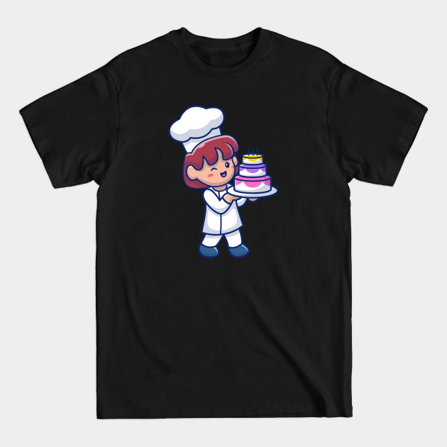 Discover Cute female chef - Chef - T-Shirt