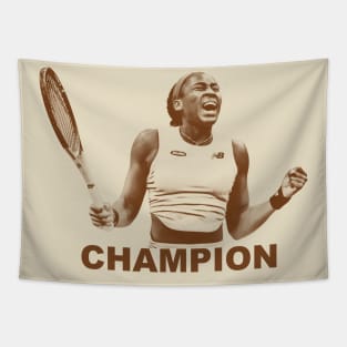 Coco Gauff - Call Her Champion Tapestry