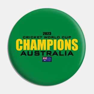 Cricket Australia - World Cup Champions Pin