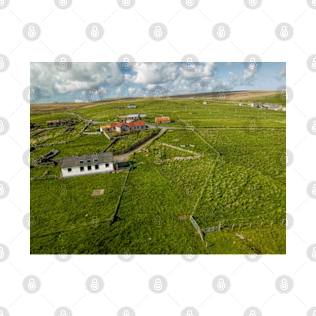 Fetlar Shop and surrounding area, Fetlar by Avalinart