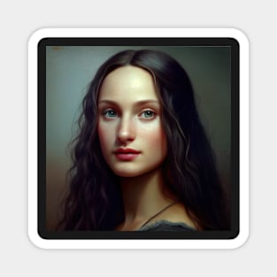 Young Mona Lisa Beautiful Gorgeous Magnet