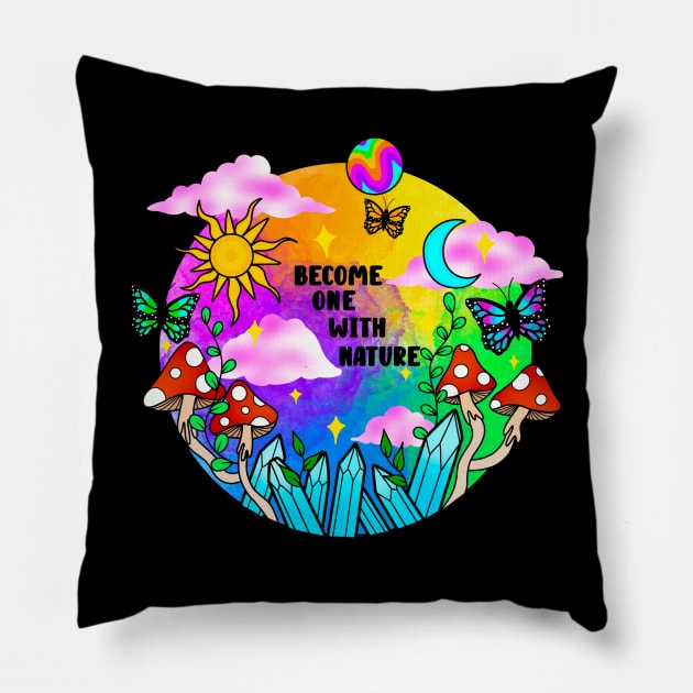 Become one with nature Pillow by Thisuniquevibe