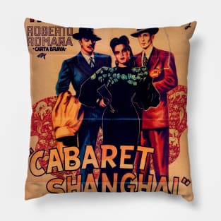 Vintage Mexican Cinema Icons Pillow