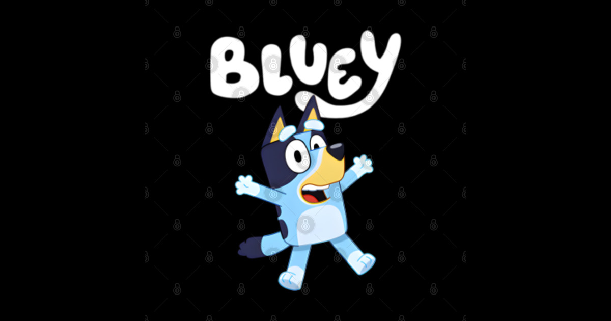 Bluey Music Band Sticker TeePublic