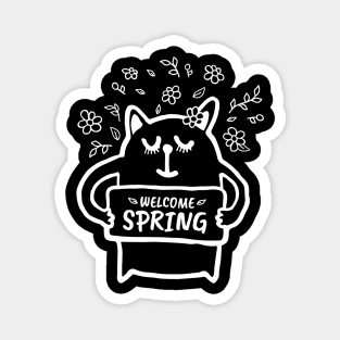 welcome sping Magnet