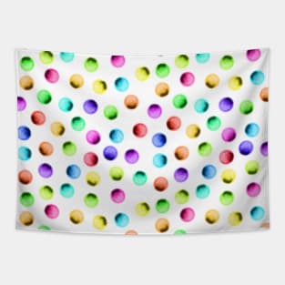 Rainbow Polka Dots! Tapestry