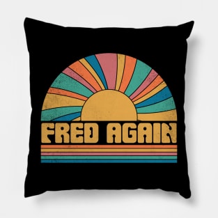 Graphic Again Proud Name Distressed Birthday Retro Style Pillow