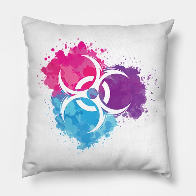 Della Morte Logo Graphic Pillow by DellaMorteArts