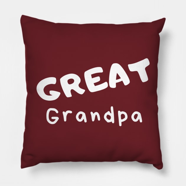 Great Grandpa Pillow by Comic Dzyns