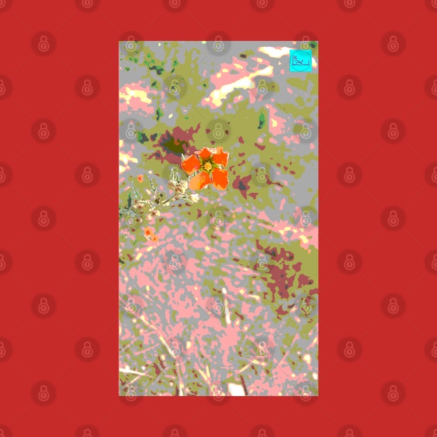 orange wildflower poster by callalexi