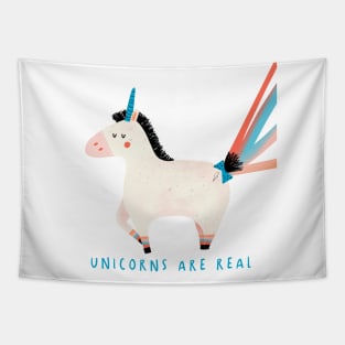 UNICORNS ARE REAL Tapestry