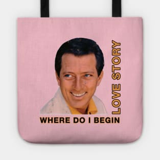 LOVE STORY ANDY WILLIAMS CROONER Tote