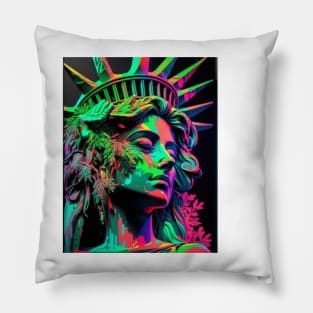 statue of liberty Pillow