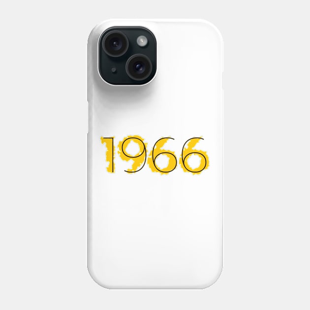 1966 Year Distressed Liquid Orange Phone Case by Liquids