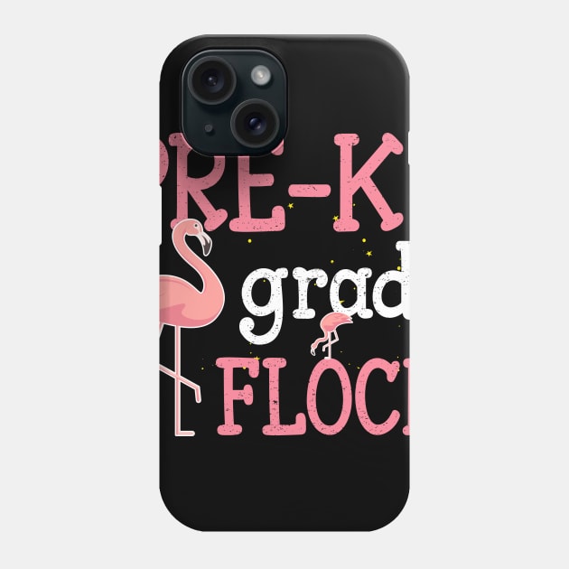 Flamingo Pre-K Back To School Phone Case by kateeleone97023