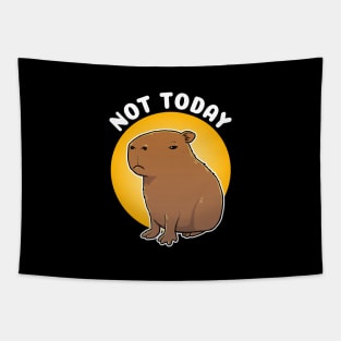 Not today Capybara Tapestry