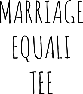 MARRIAGE EQUALI TEE Magnet