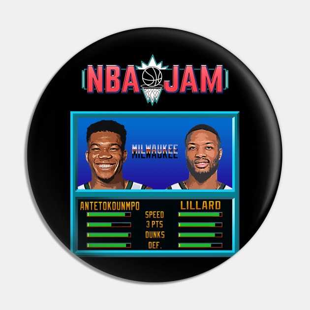 NBA JAM - season 23-24 Pin by Buff Geeks Art