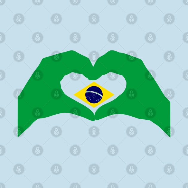 We Heart Brazil Patriot Flag Series by Village Values