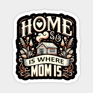 Home is Where Mom Is , Mother's Day Magnet