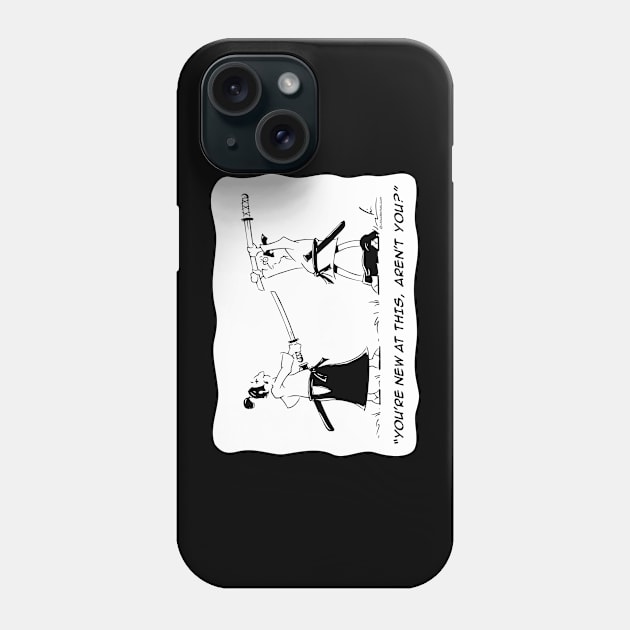 Samurai (darks) Phone Case by Lin Workman Art