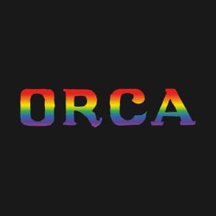 Jaws — Orca signage (rainbow effect) T-Shirt