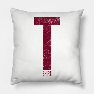 Simple and Clever Word Art Tshirt Design for Men, Women and Kids Pillow