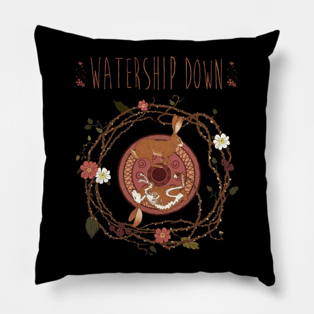 Watership Down Pillow by sophieeves